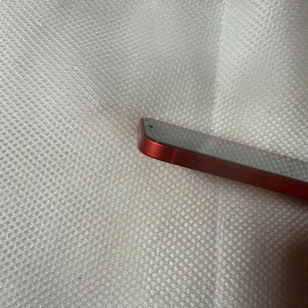 美品 SIMフリー iPhone12 128GB レッド バッテリー100%