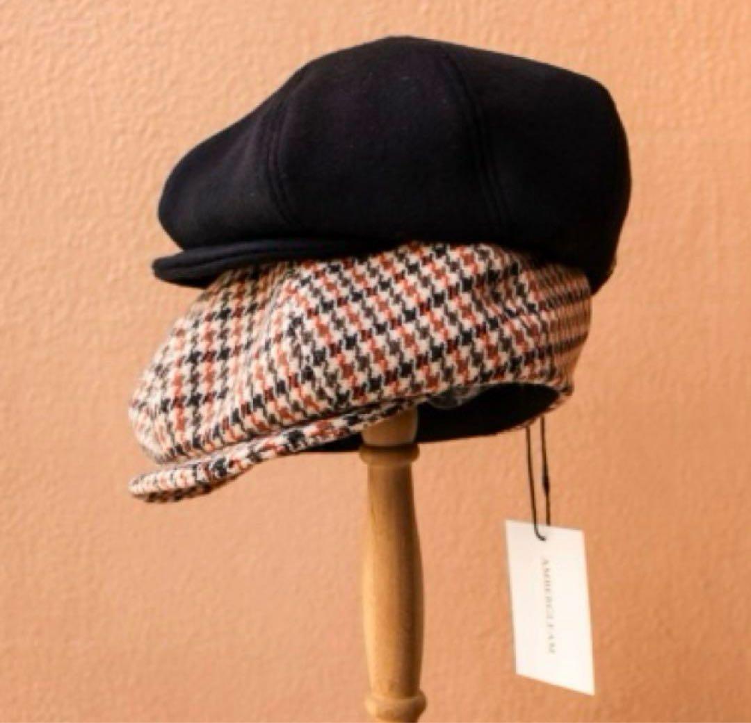 AMBERGLEAM ウールアップルキャスケット