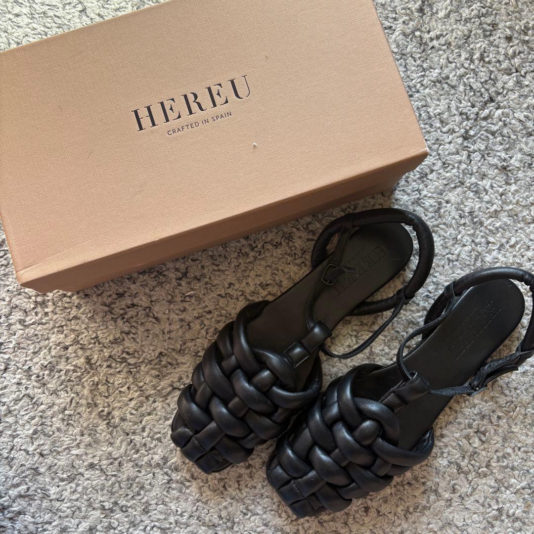 HEREU CABERSA サンダル ブラック 38