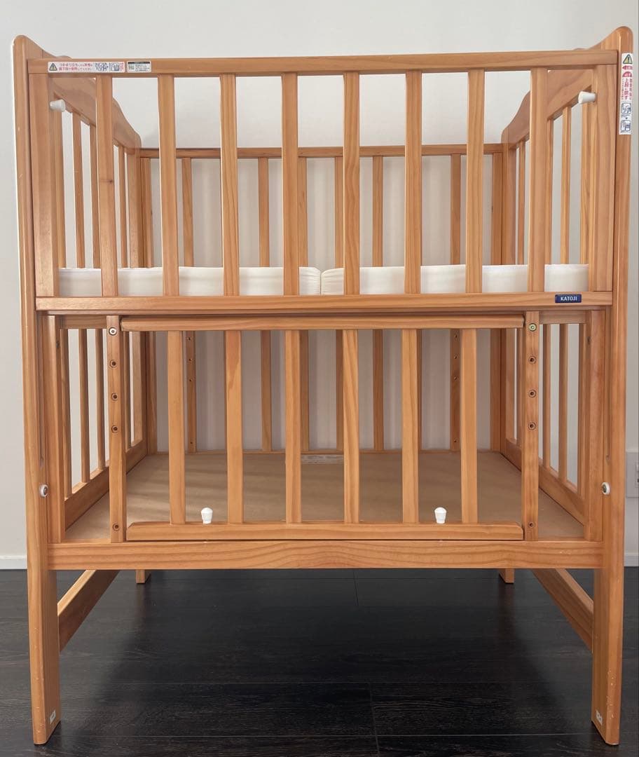 KATOJI ハイシート ミニベビーベッド 敷布団付き