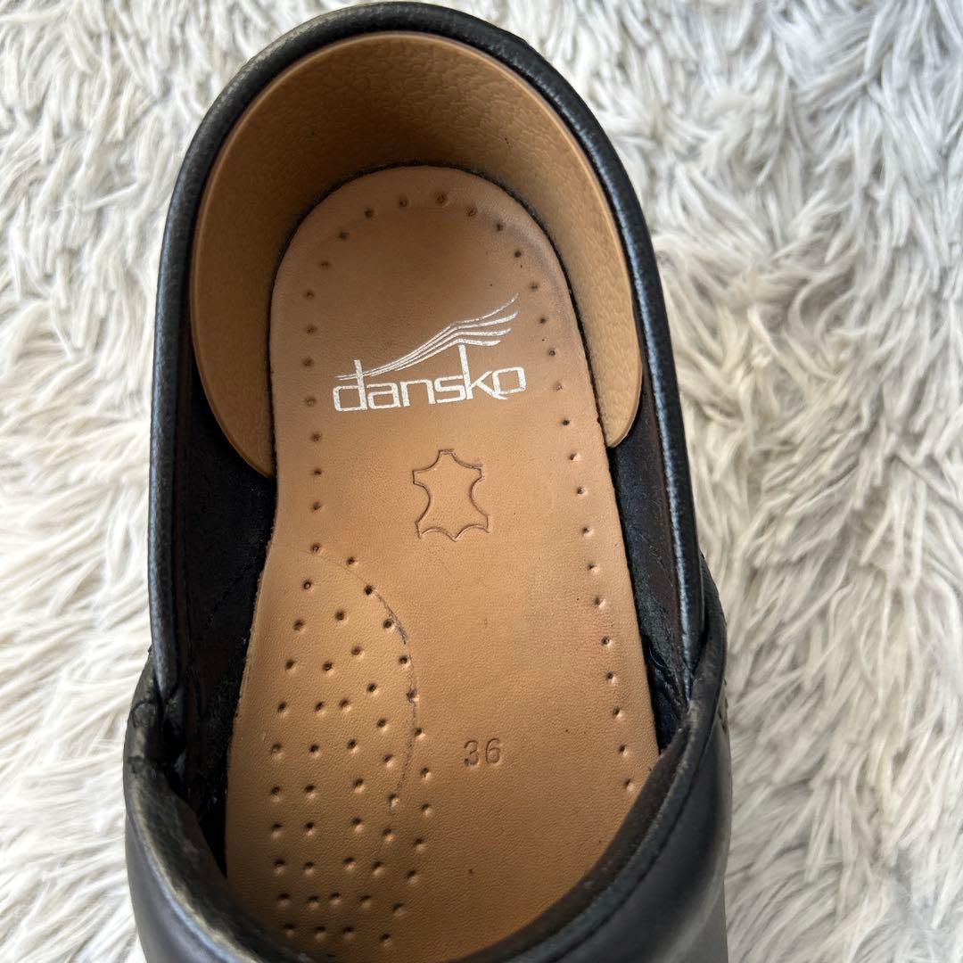 美品 dansko Professional ブラック 木目調ソール 36サイズ