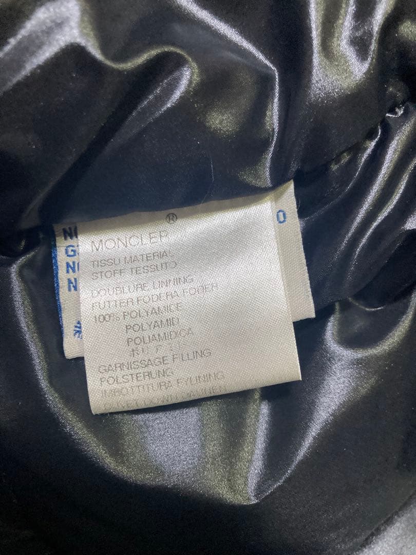 ONE⭐︎MONCLER モンクレール ブラック ダウンジャケット　1