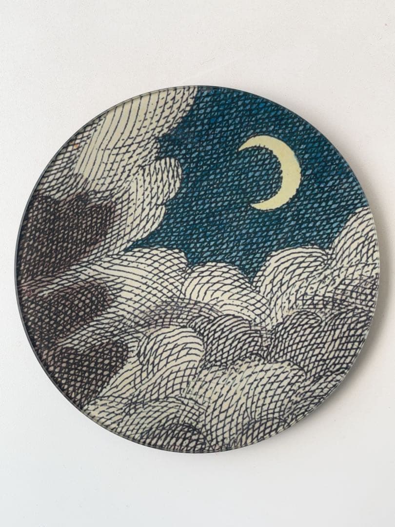 美品　ジョンデリアン　デコパージュプレート　1点