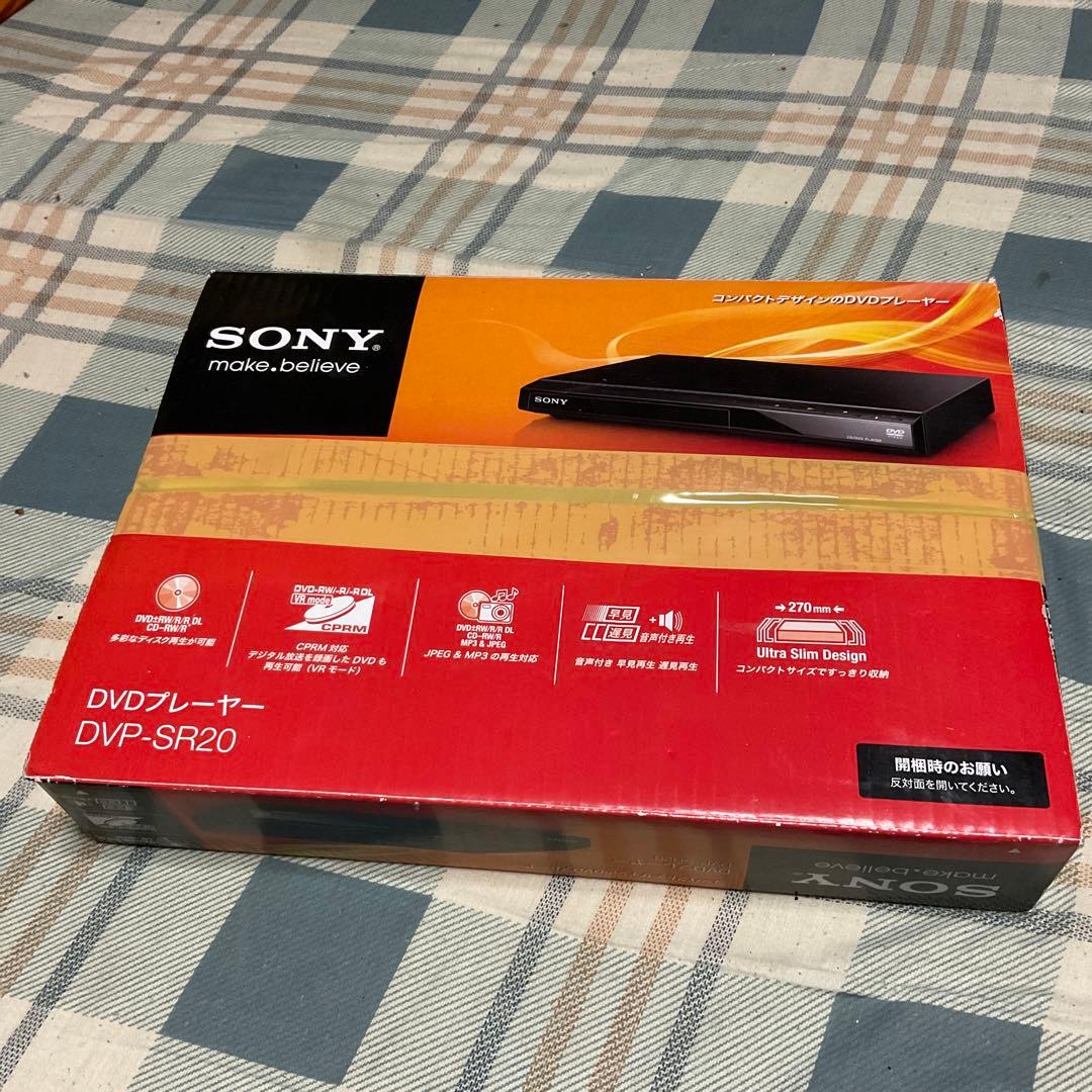 SONY DVDプレーヤー　DVP-SR20 コンパクトデザインのDVDプレーヤ