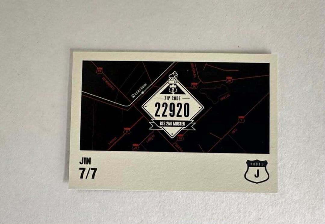 2ND MUSTER ZIP CODE 22920 公式 ミニフォト ジン①⑤⑦