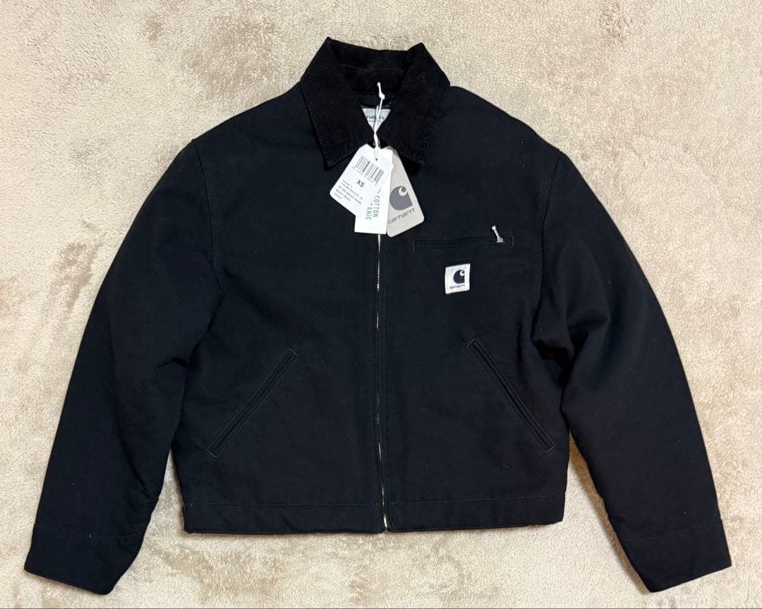 新品タグ付 カーハート WIP デトロイトジャケット XS 黒 国内正規品