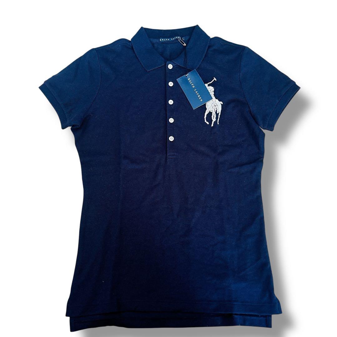 新品未使用 タグ付き ラルフローレン ポロシャツ ビッグポニー ビーズ刺繍