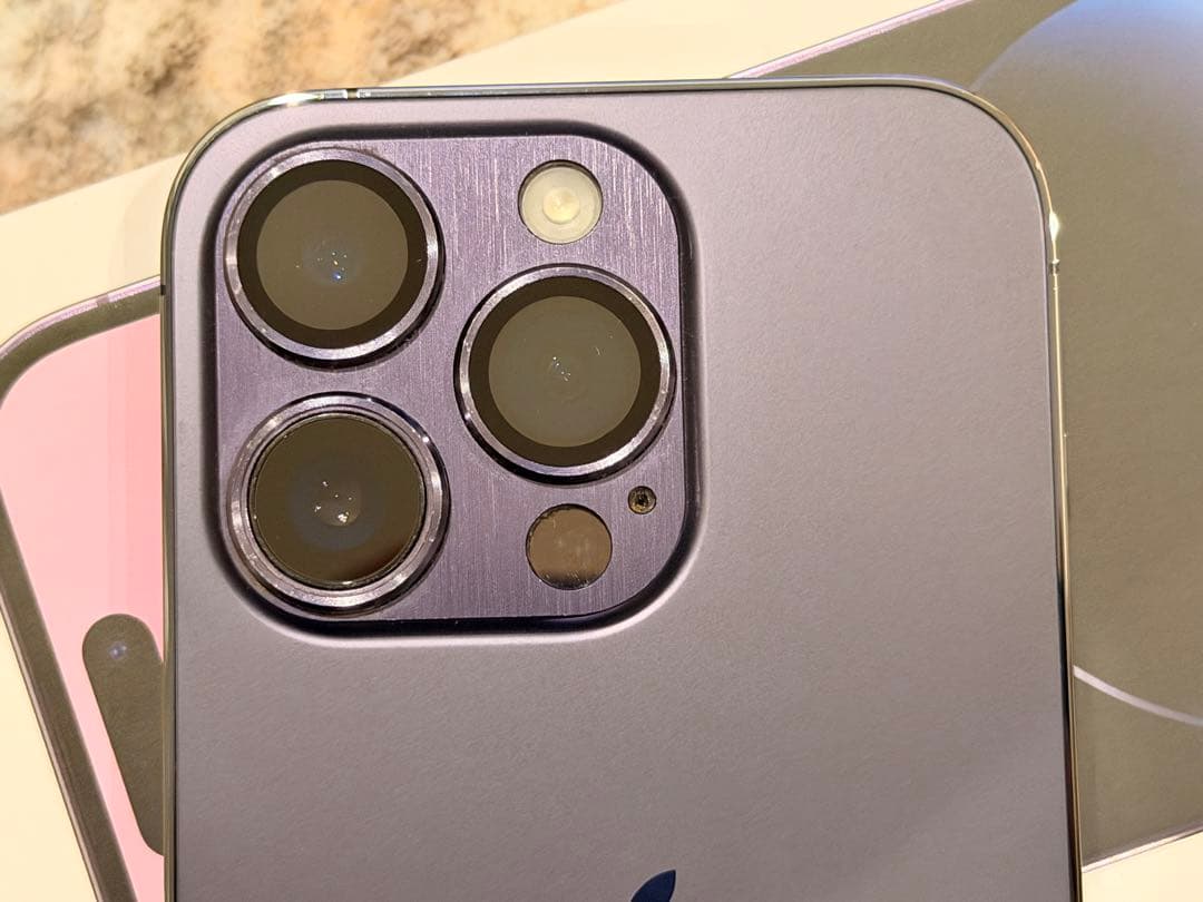 Apple iPhone 14 Pro SIMフリー　ディープパープル 本体＆箱