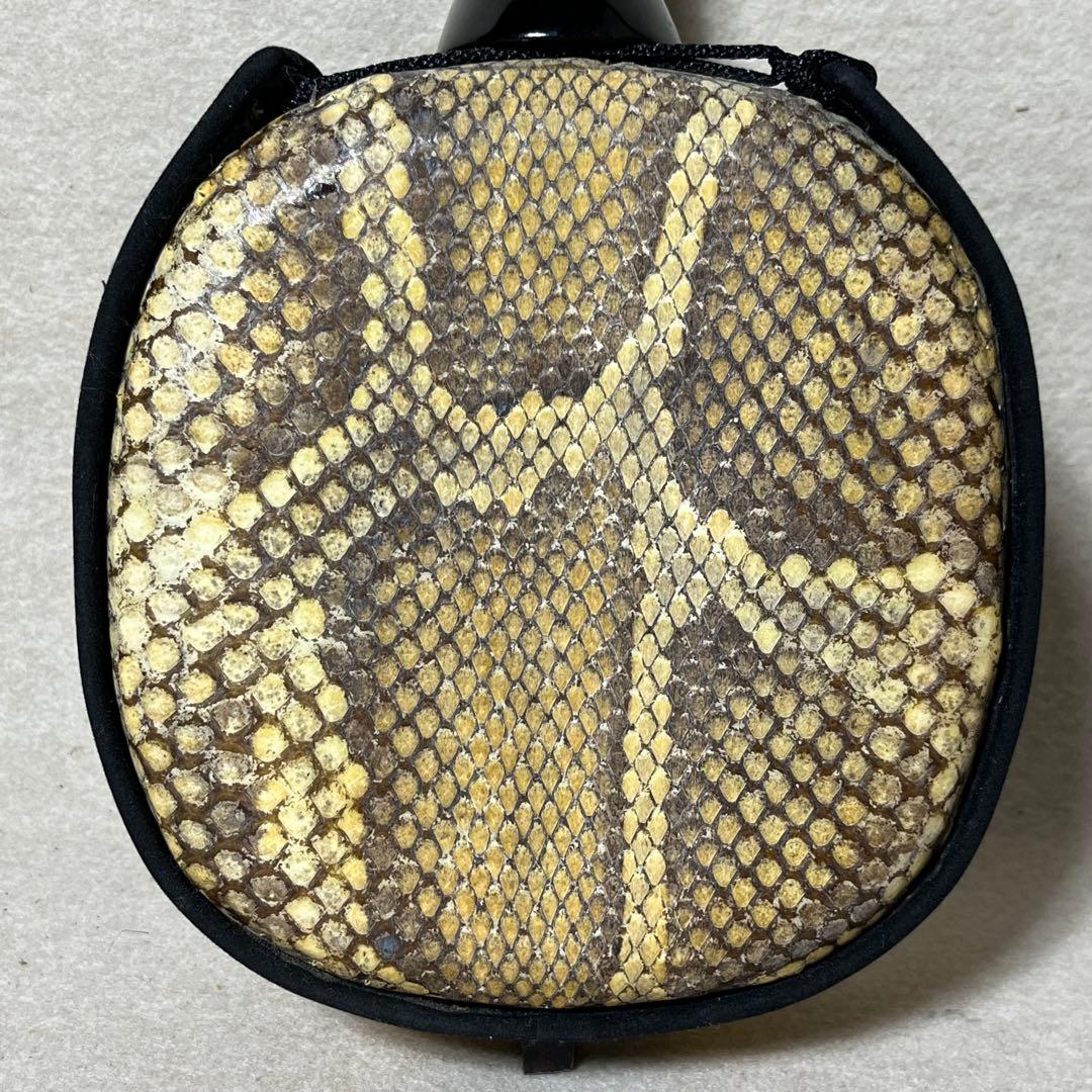 三線 本皮 強化張り 本革 蛇皮 蛇革 沖縄 三味線 琉球