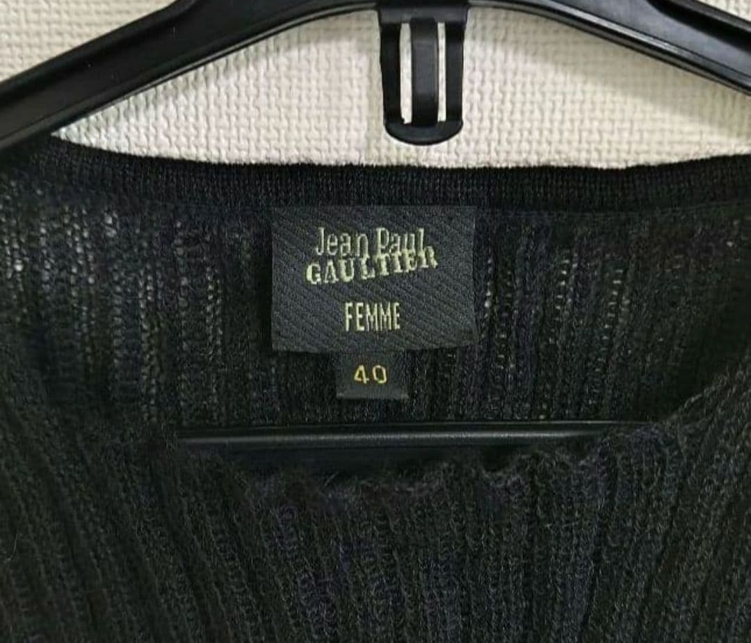 【未着用品】ジャンポールゴルチエフェム　ニットカットソー　サイズ40