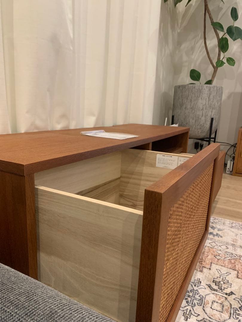 ※最終値下げ※ ウニコ　テレビボード　WICK 120cm ラタン