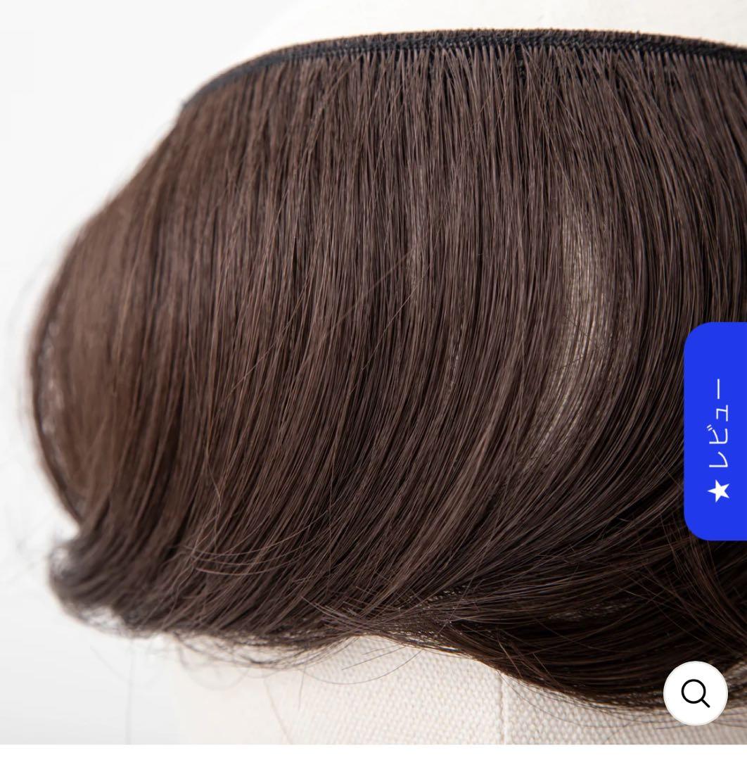 前髪ウィッグ＋ケア帽子BAREN