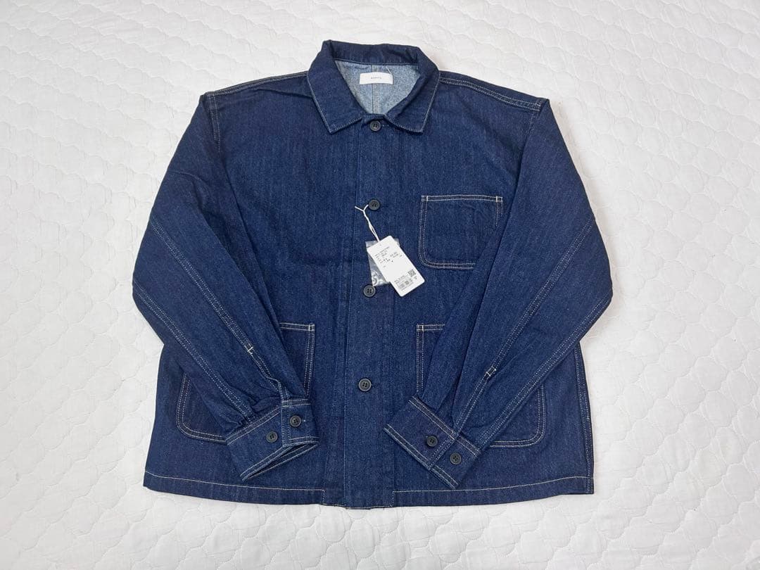 新品　かぐれ　今季　デニムカバーオール　デニムジャケット　Gジャン　2025
