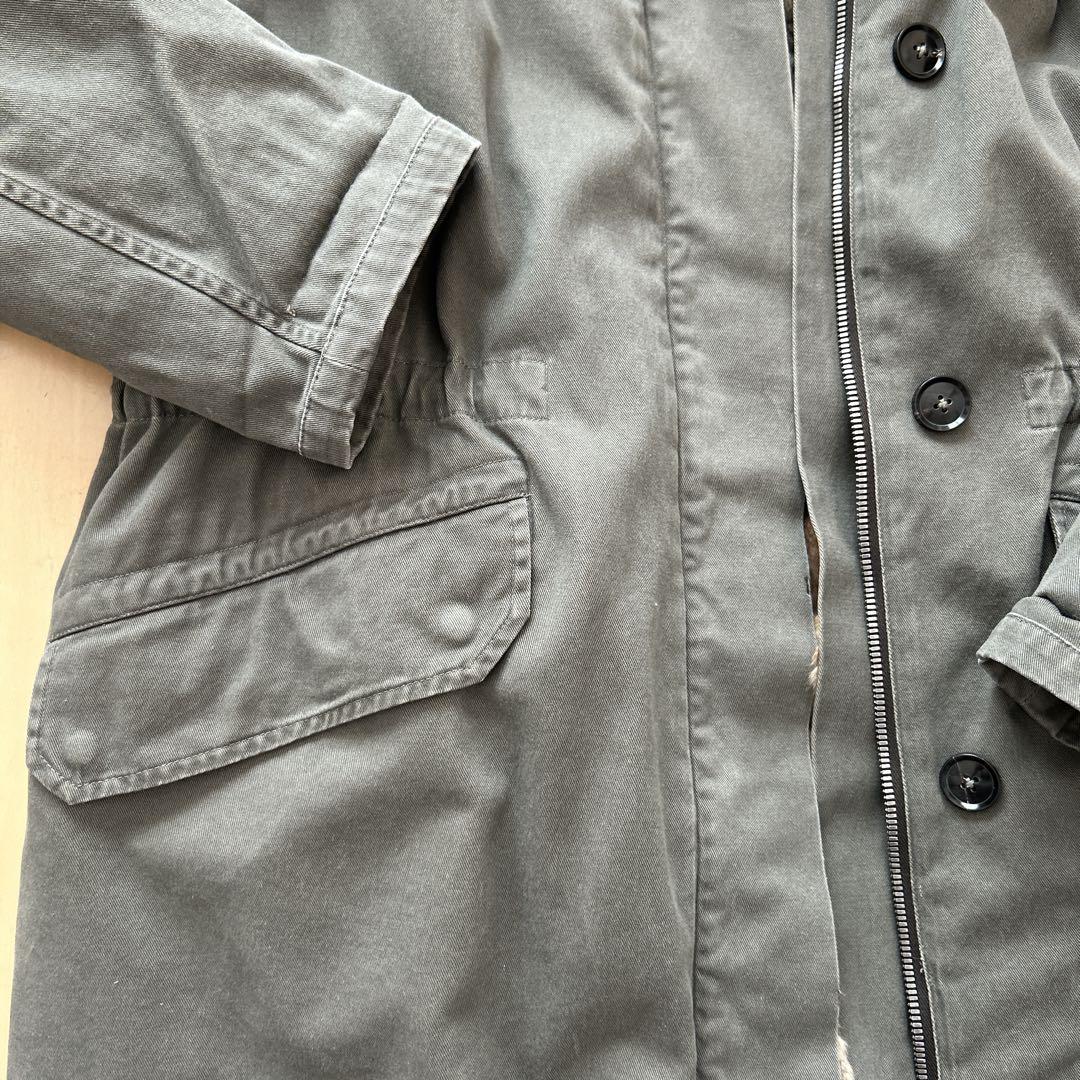 YVES SALOMON モッズコート　リアルファー