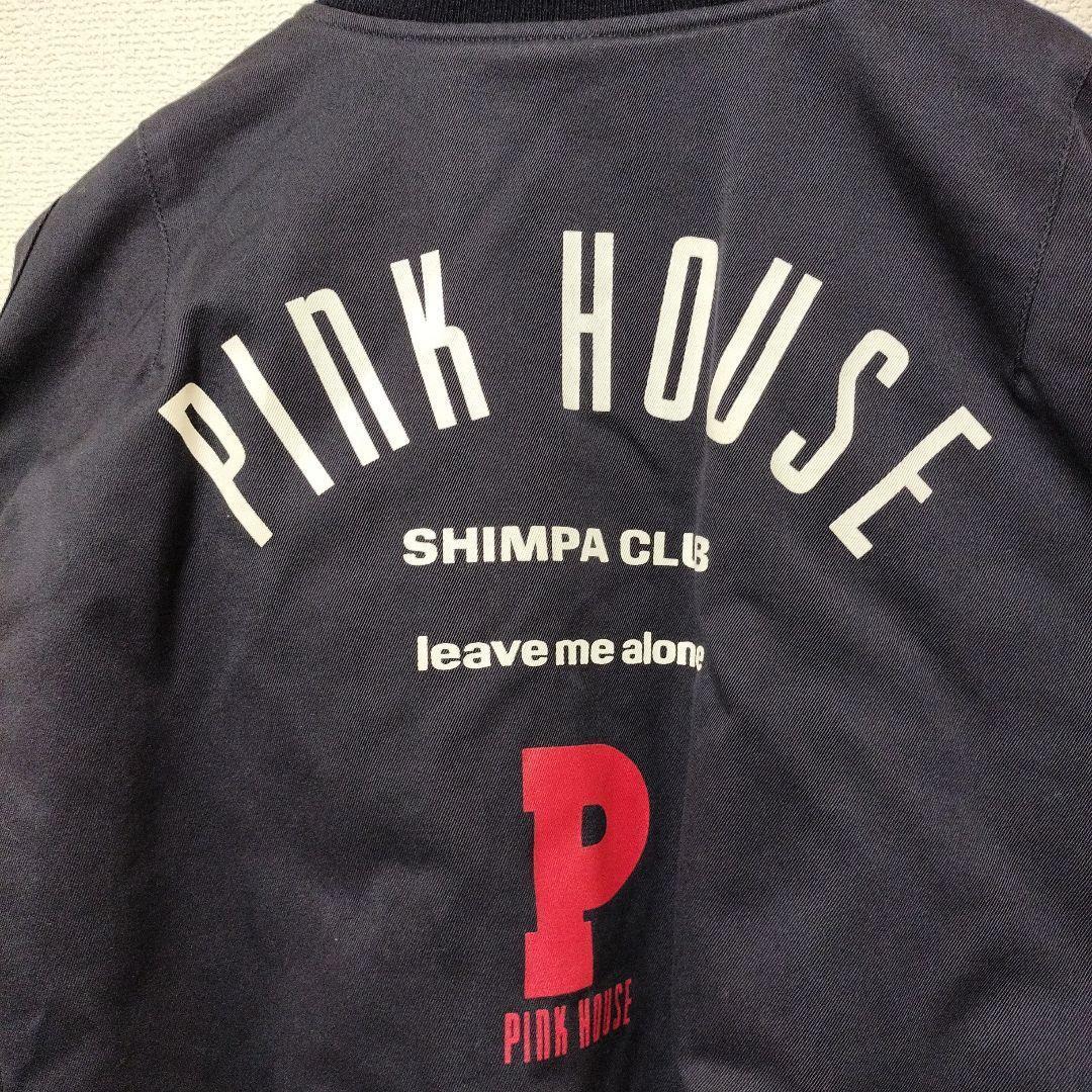 ★美品★ PINK HOUSE ピンクハウス ブルゾン ジャンパー 紺 チェック