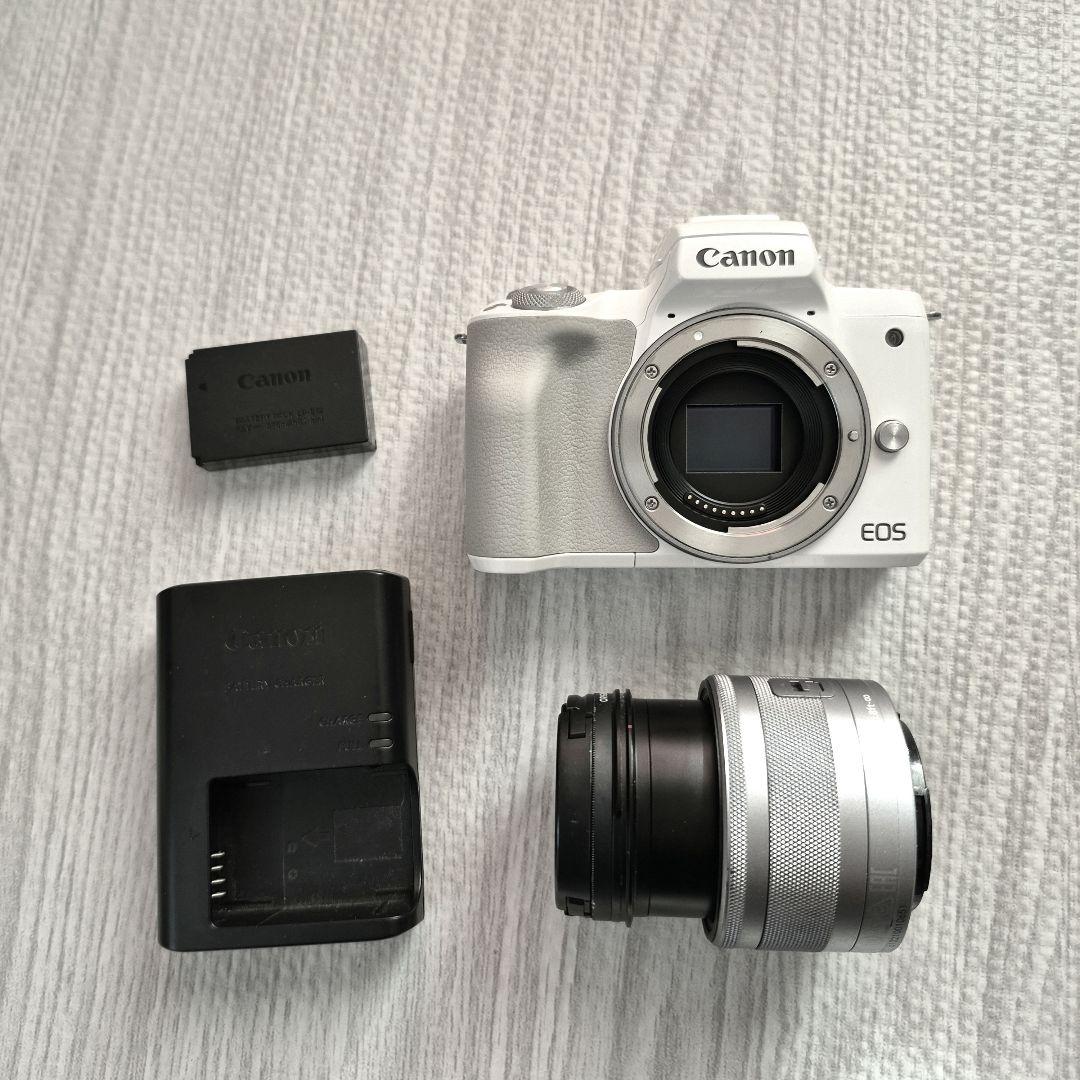 【動画撮影のみ可】Canon EOS Kiss M ホワイト 本体