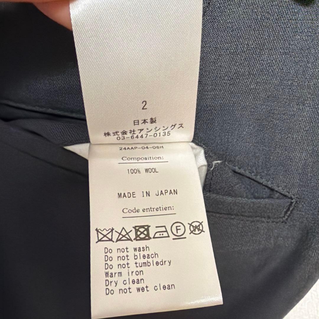 パンツ a.presse 24AW Wool Gabardine Trousers 2