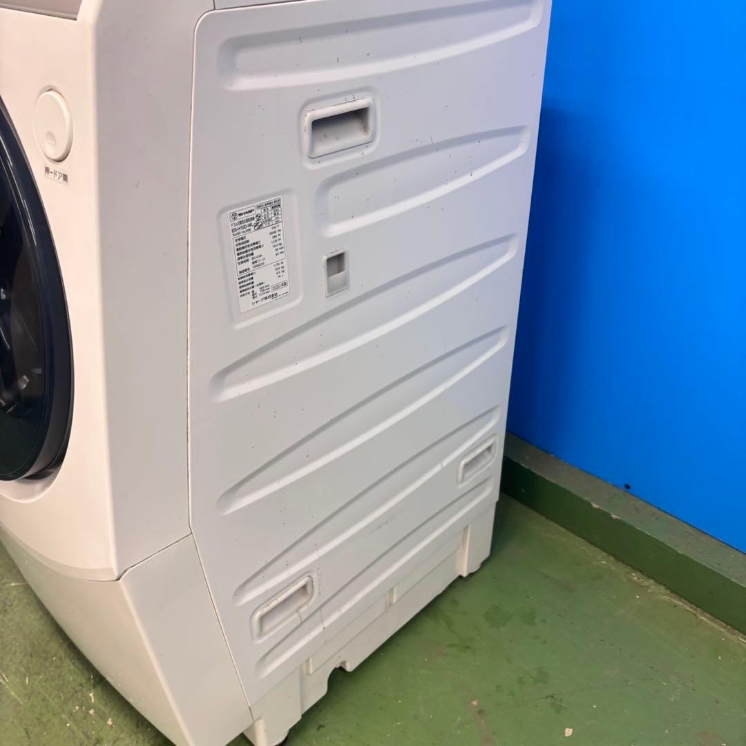 595 ドラム式洗濯機　容量10キロ　乾燥6㌔　美品　徹底清掃済み　左開き　人気