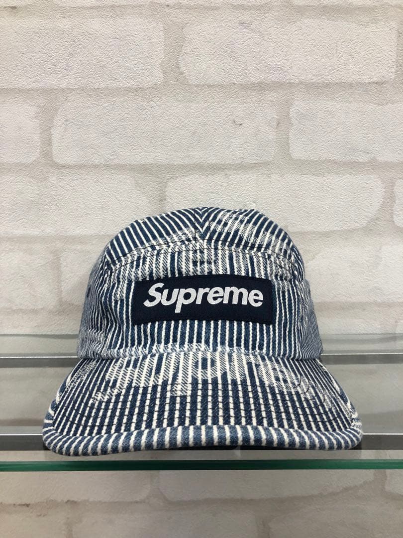 帽子 YOU Stripe Denim Camp Cap 24ss