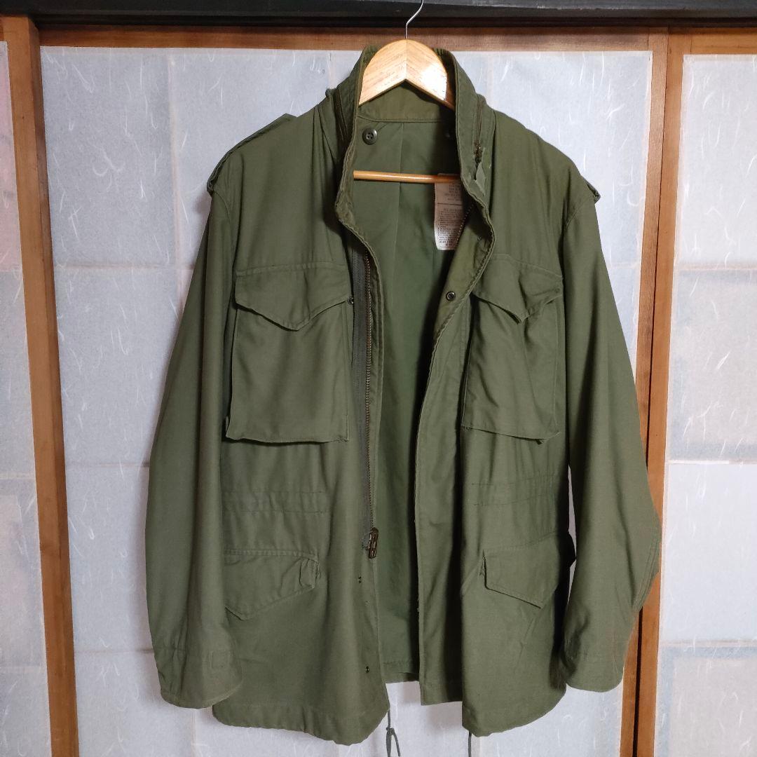 76年製米軍実物 M-65 フィールドジャケット 3rd S-R フード有美品