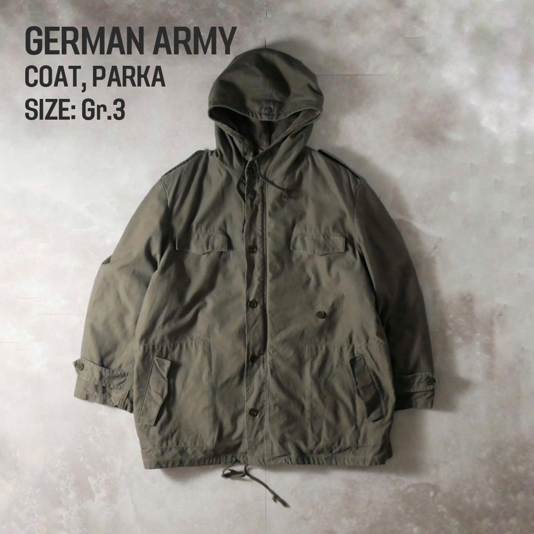 ドイツ軍 70s パーカーシェル オリーブ Gr.3