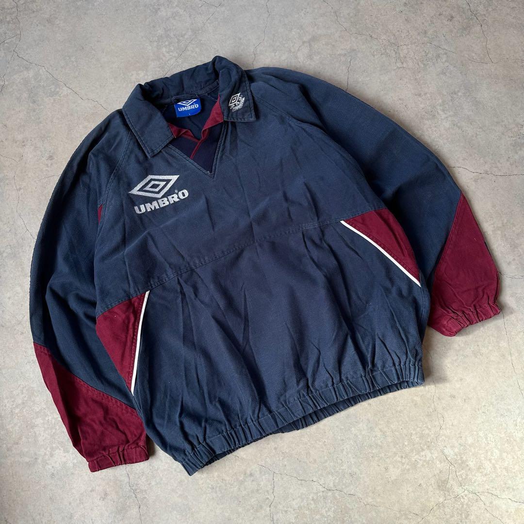 90's UMBRO アンブロ ドリルトップ プルオーバー
