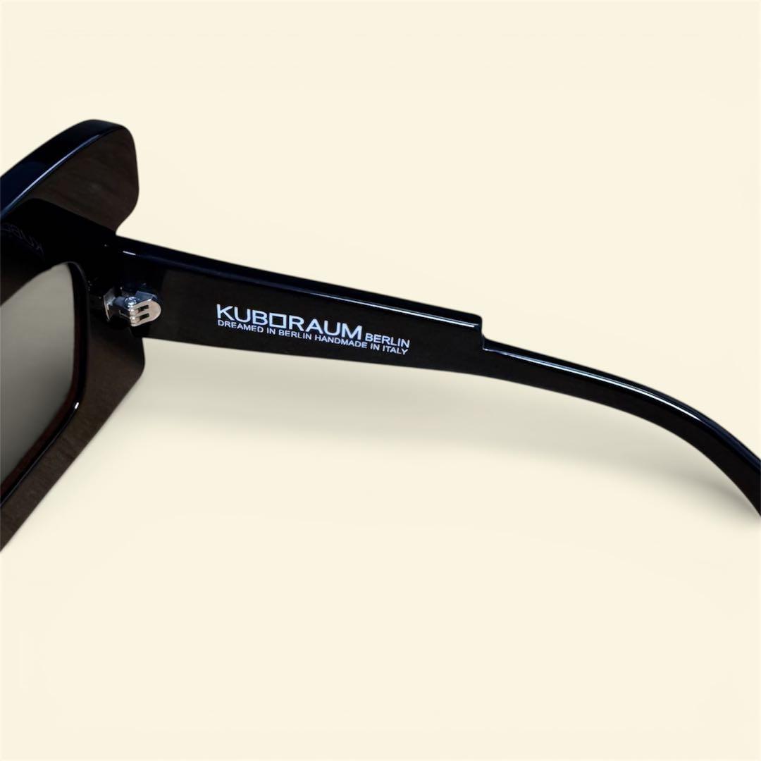 【極美品】Kuboraum クボラム R2 サングラス 黒 ブラック