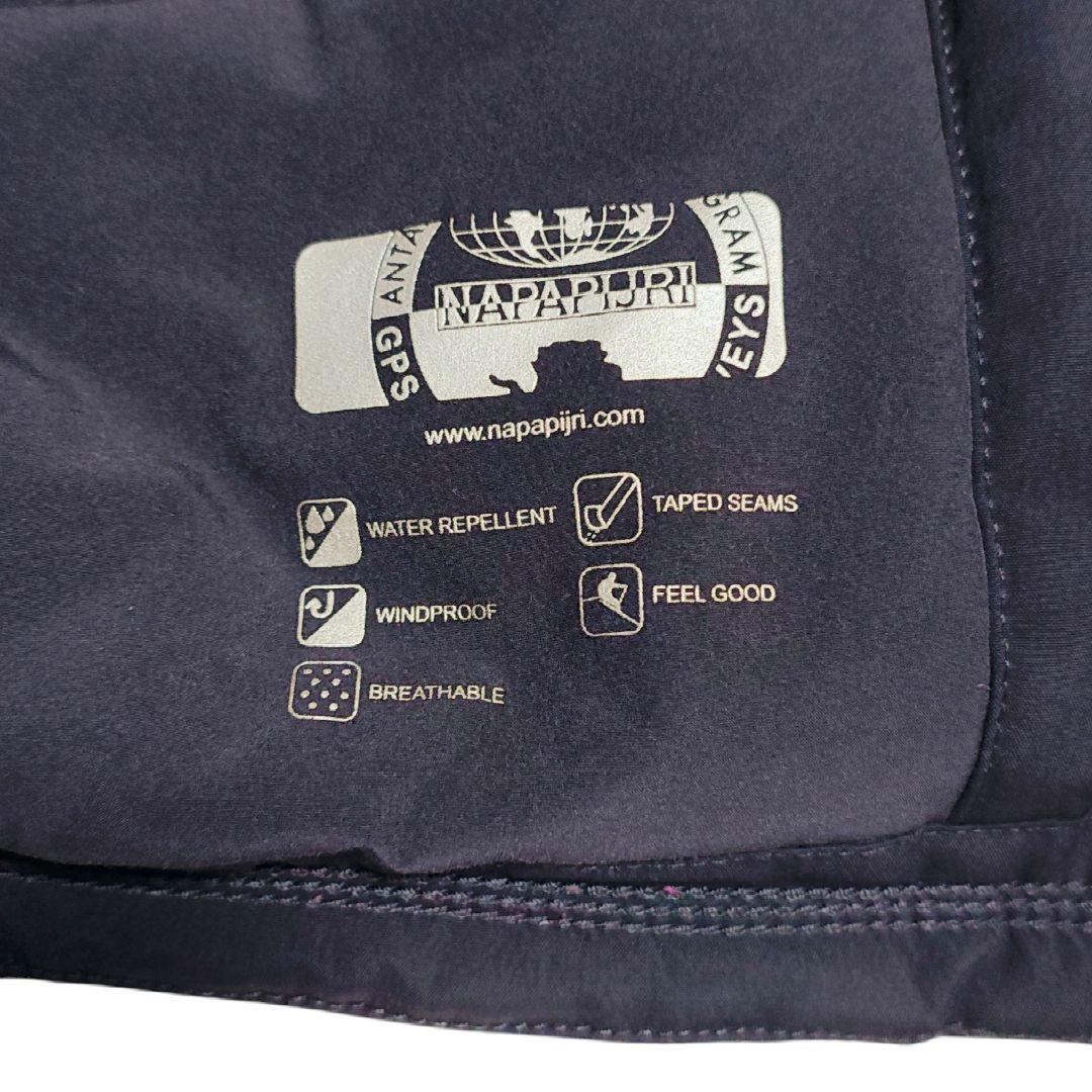 【美品】ナパピリ リアルファー付 高機能ジャケット ネイビー Mサイズ