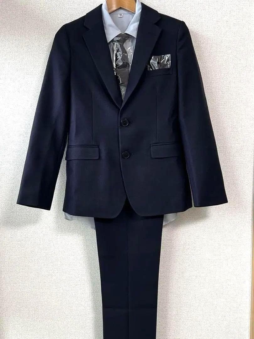 新品　150㎝　スーツ フォーマル 男子 5点 150 卒業式 　 七五三