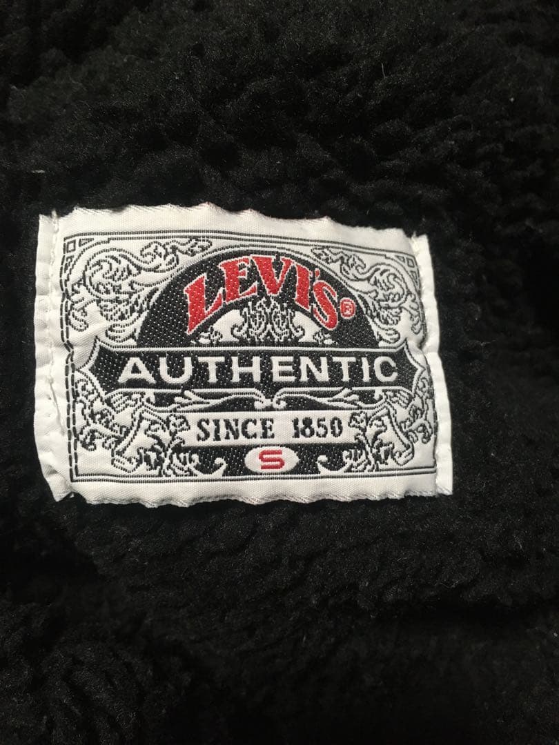 USA製 リーバイス 70629-4159 ボア ブラック デニムジャケット