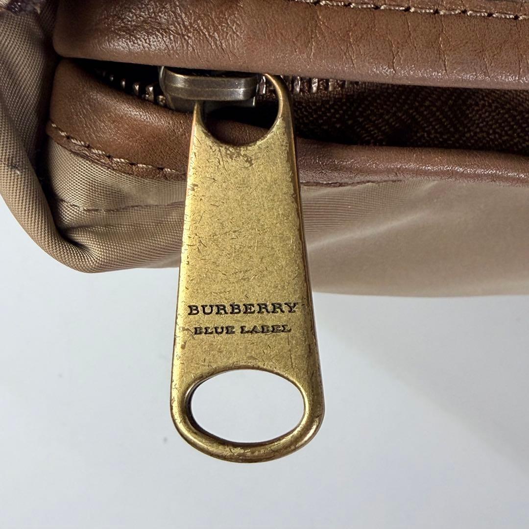 アルビバーバリーブルーレーベル ワンショルダーバッグ ホースロゴ金具